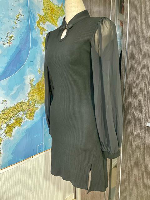 黒長袖ワンピース セクシー 美品 < 女性ファッション  黒長袖ワンピース セクシー 美品 < 女性ファッションの
