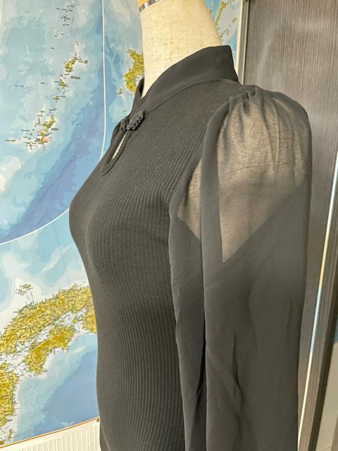 黒長袖ワンピース セクシー 美品 < 女性ファッション  黒長袖ワンピース セクシー 美品 < 女性ファッションの