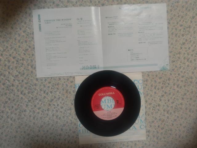 シングルレコード 河合奈保子 '85/12 スルー ザ ウインドウ C/W 白い影 < タレントグッズ シングルレコード 河合奈保子 '85/12 スルー ザ ウインドウ C/W 白い影 < タレントグッズの