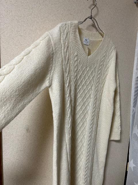 新品タグ付きcoen★ウール混ケーブルOP < ブランド  新品タグ付きcoen★ウール混ケーブルOP < ブランドの