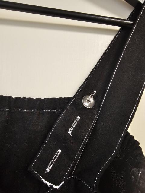 2PINK 前ボタン 膝丈ワンピース 黒 L < 女性ファッション 2PINK 前ボタン 膝丈ワンピース 黒 L < 女性ファッションの