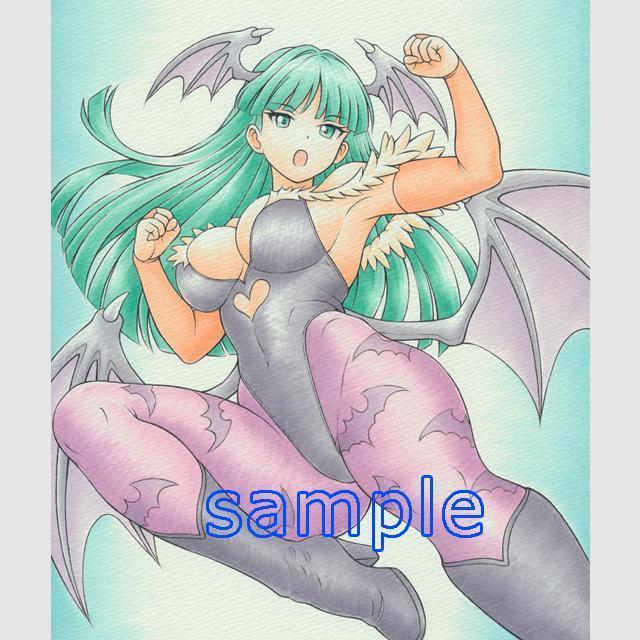 自作イラスト モリガン (ヴァンパイア) キック < アニメ/コミック/キャラクター 自作イラスト モリガン (ヴァンパイア) キック < アニメ/コミック/キャラクターの