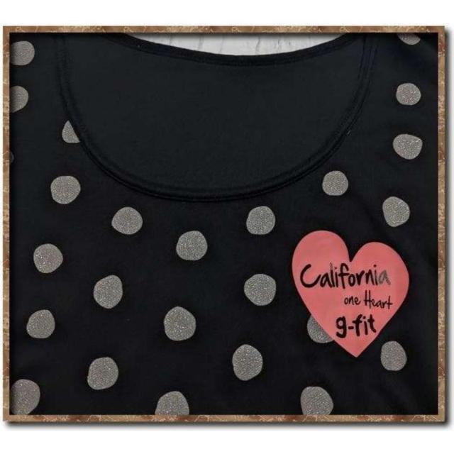 ジーフィット 水玉カットソー 黒 < ブランド ジーフィット 水玉カットソー 黒 < ブランドの