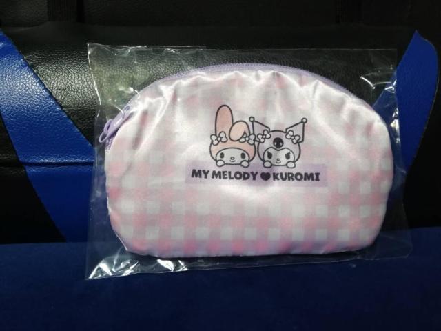 MY MELODY  KUROMI �~ MOS BURGER�@�T�e���|�[�`  �� �z�r�[�� 