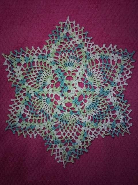 ★レース手編みのドイリー★グリーンmix★送料込み★ < インテリア/ライフ  ★レース手編みのドイリー★グリーンmix★送料込み★ < インテリア/ライフの