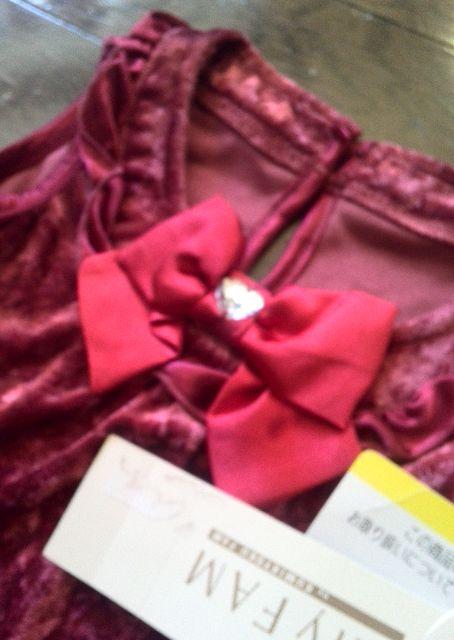 ☆新品☆any FAM☆ベロア生地ワンピース☆90 < キッズ/ベビー ☆新品☆any FAM☆ベロア生地ワンピース☆90 < キッズ/ベビーの