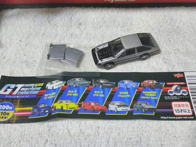 ユージン GTマシーンコレクション1 1/72 スプリンター トレノ 1600GTアペックス 銀 < ホビー ユージン GTマシーンコレクション1 1/72 スプリンター トレノ 1600GTアペックス 銀 < ホビーの