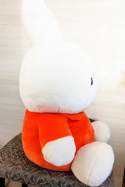 Miffy/ミッフィー/特大サイズぬいぐるみ/メロディー3曲入/ほっぺが光ります/2Lサイズ/66cm < おもちゃ  Miffy/ミッフィー/特大サイズぬいぐるみ/メロディー3曲入/ほっぺが光ります/2Lサイズ/66cm < おもちゃの