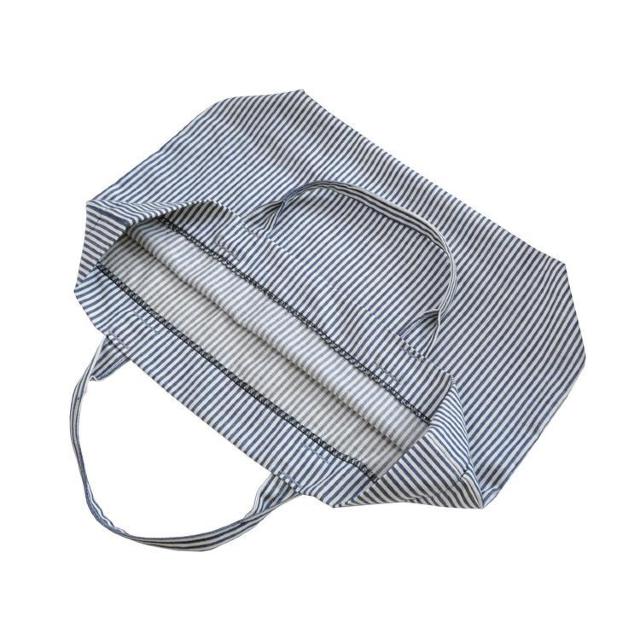 JKO ヒッコリーストライプ ライトトートバッグ 綿100% ライトオンス 日本製 made in japan コンビニ < 女性ファッション  JKO ヒッコリーストライプ ライトトートバッグ 綿100% ライトオンス 日本製 made in japan コンビニ < 女性ファッションの