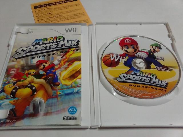 Wii/【2本迄送料180円!!】マリオスポーツミックス≪匿名らくらく定額便≫★メンテ済み★【説明書付き】★ご落札価格★ < ゲーム本体/ソフト  Wii/【2本迄送料180円!!】マリオスポーツミックス≪匿名らくらく定額便≫★メンテ済み★【説明書付き】★ご落札価格★ < ゲーム本体/ソフトの