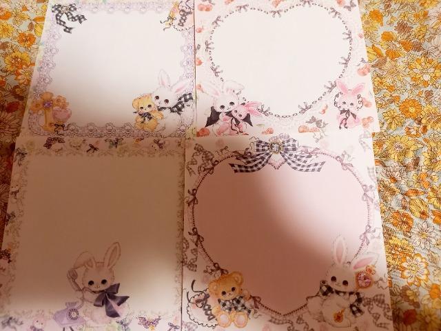 お裾分け☆うさぎとくまのメモ4枚☆ < インテリア/ライフ  お裾分け☆うさぎとくまのメモ4枚☆  < インテリア/ライフの