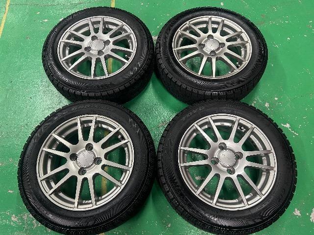 0092426)激安国産トーヨーガリットGIZ中古スタッドレスタイヤ4本ウェッズアルミホイールセット165/65R14送料無料 < 自動車/バイク 0092426)激安国産トーヨーガリットGIZ中古スタッドレスタイヤ4本ウェッズアルミホイールセット165/65R14送料無料 < 自動車/バイク