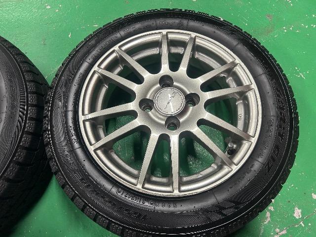 0092426)激安国産トーヨーガリットGIZ中古スタッドレスタイヤ4本ウェッズアルミホイールセット165/65R14送料無料 < 自動車/バイク 0092426)激安国産トーヨーガリットGIZ中古スタッドレスタイヤ4本ウェッズアルミホイールセット165/65R14送料無料 < 自動車/バイク