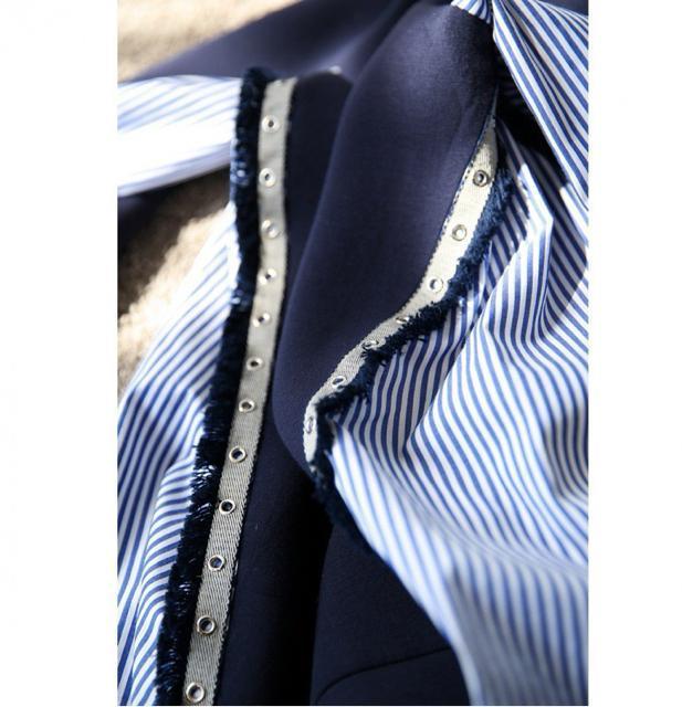 �X�g���C�v���؂�ւ��@���s�K���@�g�b�v�X�@�u���E�X�@�l�C�r�[�@�傫���T�C�Y �� �����t�@�b�V������ 