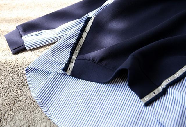 �X�g���C�v���؂�ւ��@���s�K���@�g�b�v�X�@�u���E�X�@�l�C�r�[�@�傫���T�C�Y �� �����t�@�b�V������ 