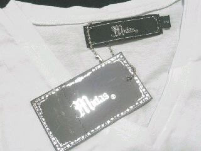 【MIDAS/ミダス】ワンポイントロゴ刺繍 無地VネックロンTカットソー < ブランド 【MIDAS/ミダス】ワンポイントロゴ刺繍 無地VネックロンTカットソー < ブランドの