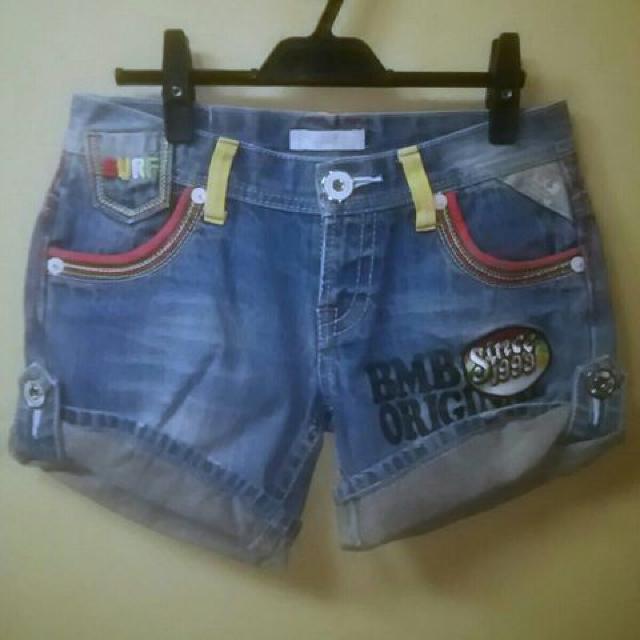 ブルームーンブルーused★ハデロゴプリントショーパンL < ブランド  ブルームーンブルーused★ハデロゴプリントショーパンL  < ブランドの