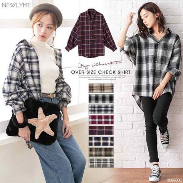 夢展望★オーバーサイズ ビッグシルエット チェック シャツ < ブランド 夢展望★オーバーサイズ ビッグシルエット チェック シャツ < ブランドの