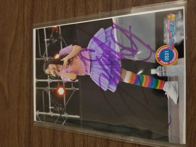 チームしゃちほこ 大黒柚姫 直筆サイン入り写真 < タレントグッズ  チームしゃちほこ 大黒柚姫 直筆サイン入り写真  < タレントグッズの