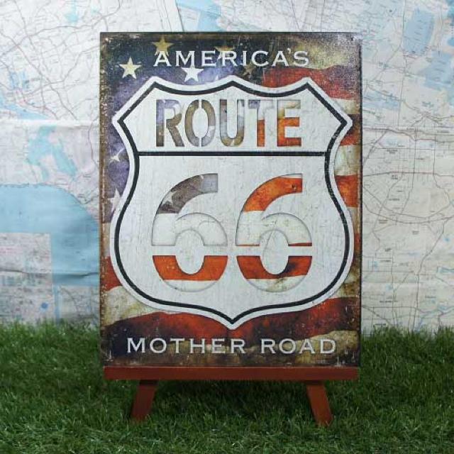 新品【ブリキ看板】ROUTE66/ルート66 America's Mother Road < ホビー  新品【ブリキ看板】ROUTE66/ルート66 America's Mother Road  < ホビーの