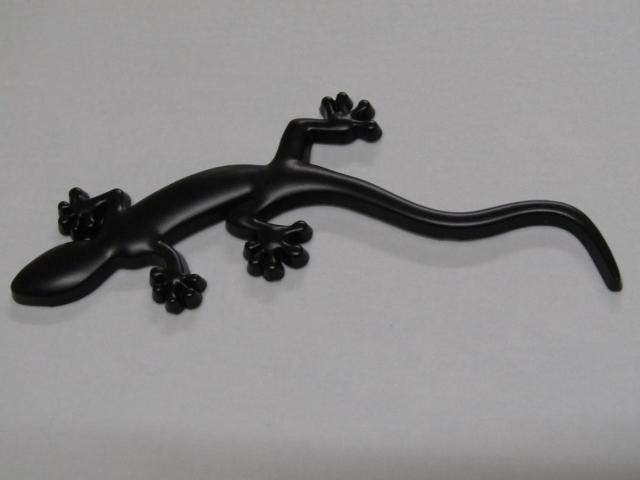 ●Gecko ゲッコー/守宮/ヤモリ!MAD BLACK仕様 メタル製 エンブレム !● < 自動車/バイク ●Gecko ゲッコー/守宮/ヤモリ!MAD BLACK仕様 メタル製 エンブレム !● < 自動車/バイク