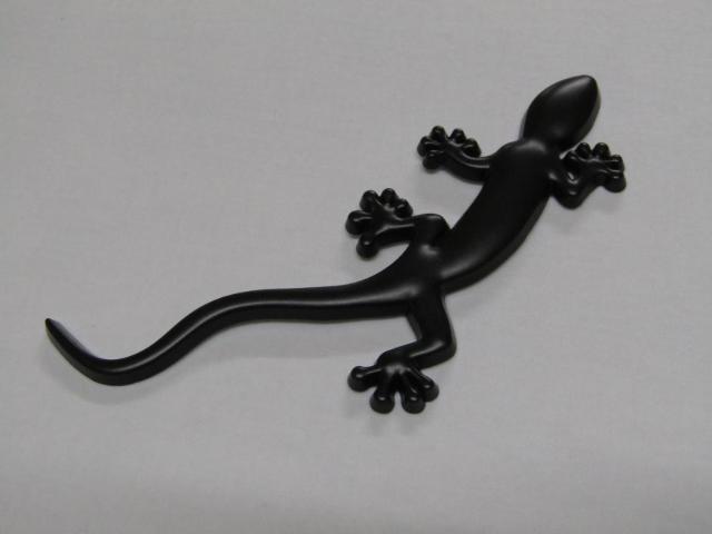 ●Gecko ゲッコー/守宮/ヤモリ!MAD BLACK仕様 メタル製 エンブレム !● < 自動車/バイク ●Gecko ゲッコー/守宮/ヤモリ!MAD BLACK仕様 メタル製 エンブレム !● < 自動車/バイク
