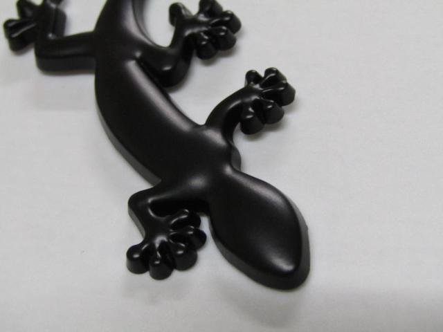●Gecko ゲッコー/守宮/ヤモリ!MAD BLACK仕様 メタル製 エンブレム !● < 自動車/バイク ●Gecko ゲッコー/守宮/ヤモリ!MAD BLACK仕様 メタル製 エンブレム !● < 自動車/バイク