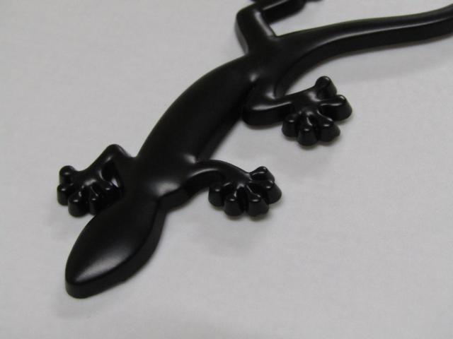 ●Gecko ゲッコー/守宮/ヤモリ!MAD BLACK仕様 メタル製 エンブレム !● < 自動車/バイク ●Gecko ゲッコー/守宮/ヤモリ!MAD BLACK仕様 メタル製 エンブレム !● < 自動車/バイク