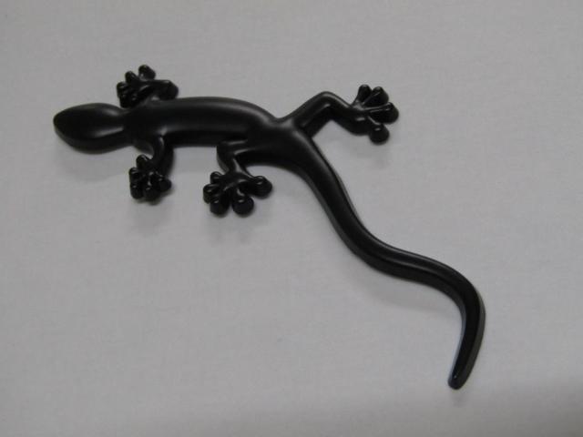 ●Gecko ゲッコー/守宮/ヤモリ!MAD BLACK仕様 メタル製 エンブレム !● < 自動車/バイク ●Gecko ゲッコー/守宮/ヤモリ!MAD BLACK仕様 メタル製 エンブレム !● < 自動車/バイク