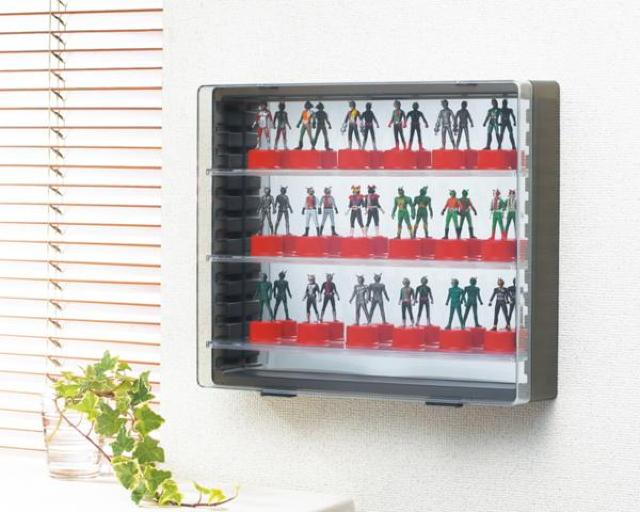 コレクションケース 壁掛けタイプ K606 クリアブラック 黒 < ホビー  コレクションケース 壁掛けタイプ K606 クリアブラック 黒  < ホビーの