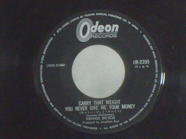 希少EP  キャリー・ザ・ウッド / カム・トゥゲザー   オレンジ・バイシクル  ラ・ディ・ダ・バンド < CD/DVD/ビデオ  希少EP  キャリー・ザ・ウッド / カム・トゥゲザー   オレンジ・バイシクル  ラ・ディ・ダ・バンド < CD/DVD/ビデオの