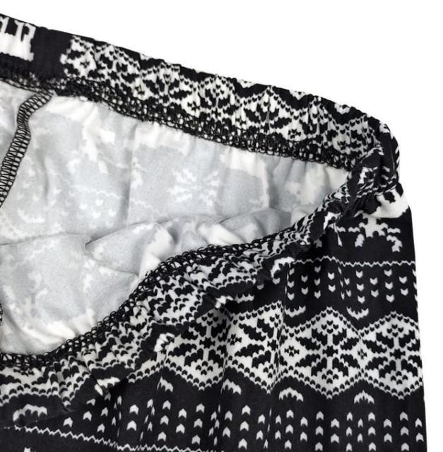 送料無料 レディース 北欧 ノルディック モノクロトナカイ柄  プリント レギンス パンツ   < 女性ファッション  送料無料 レディース 北欧 ノルディック モノクロトナカイ柄  プリント レギンス パンツ   < 女性ファッションの