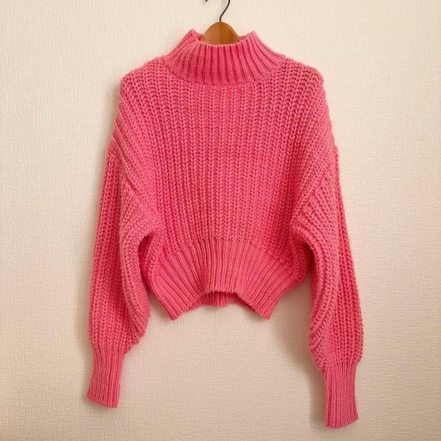 ◆H&M/エイチ&エム◆大人気チャンキーニット★廃盤カラーピンクXS♪ざっくりニット < ブランド  ◆H&M/エイチ&エム◆大人気チャンキーニット★廃盤カラーピンクXS♪ざっくりニット  < ブランドの