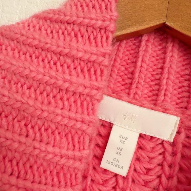 ◆H&M/エイチ&エム◆大人気チャンキーニット★廃盤カラーピンクXS♪ざっくりニット < ブランド  ◆H&M/エイチ&エム◆大人気チャンキーニット★廃盤カラーピンクXS♪ざっくりニット < ブランドの