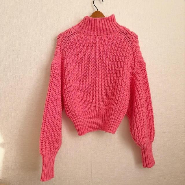 ◆H&M/エイチ&エム◆大人気チャンキーニット★廃盤カラーピンクXS♪ざっくりニット < ブランド  ◆H&M/エイチ&エム◆大人気チャンキーニット★廃盤カラーピンクXS♪ざっくりニット < ブランドの