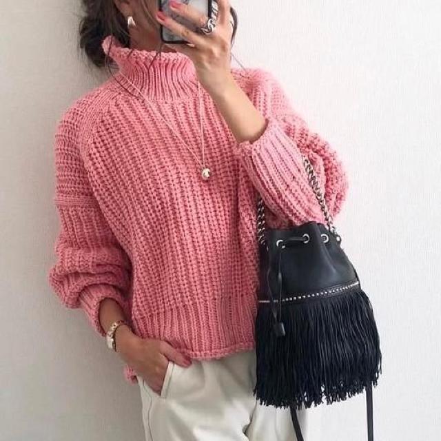 ◆H&M/エイチ&エム◆大人気チャンキーニット★廃盤カラーピンクXS♪ざっくりニット < ブランド  ◆H&M/エイチ&エム◆大人気チャンキーニット★廃盤カラーピンクXS♪ざっくりニット < ブランドの