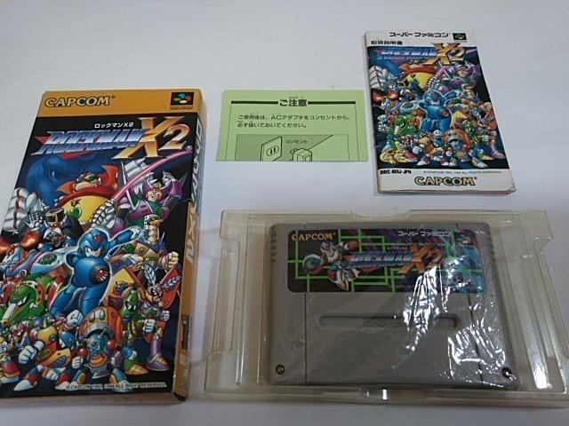 SFC/【何箱でも送料600円!!】ロックマンX2☆メンテ済み!!☆≪匿名配送≫【箱・説明書付き!!】↓ご落札価格↓ < ゲーム本体/ソフト SFC/【何箱でも送料600円!!】ロックマンX2☆メンテ済み!!☆≪匿名配送≫【箱・説明書付き!!】↓ご落札価格↓ < ゲーム本体/ソフトの