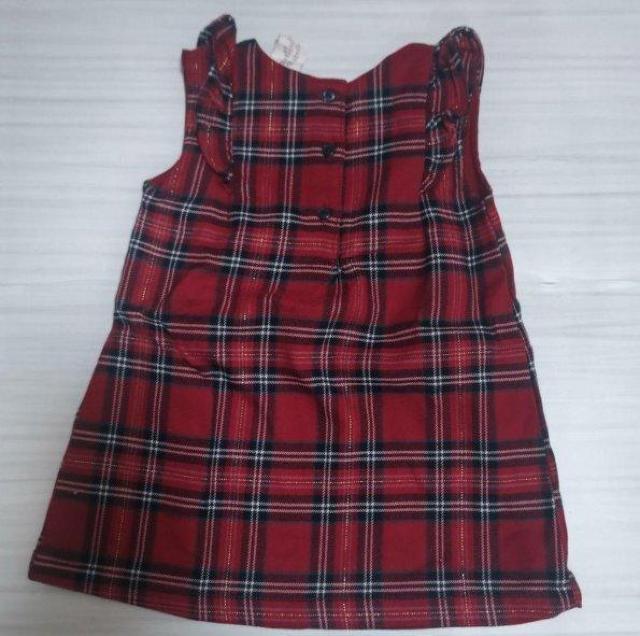 H&M チェックワンピース サイズ68 送料込み < キッズ/ベビー  H&M チェックワンピース サイズ68 送料込み < キッズ/ベビーの