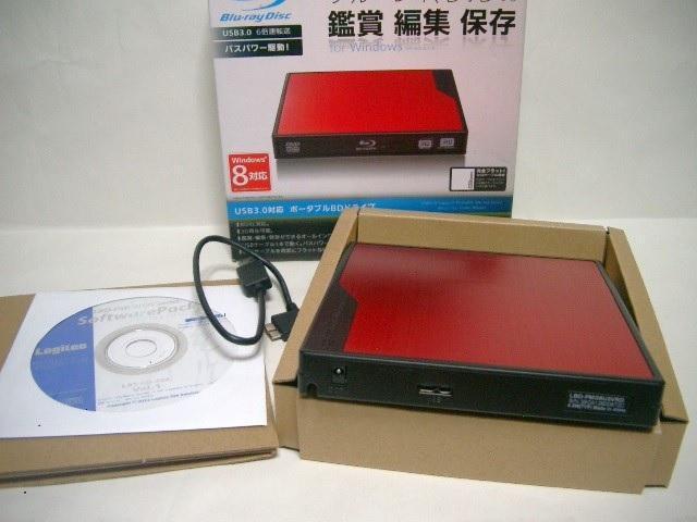 ◆Logitec ロジテック ポータブルブルーレイドライブ<LBD-PMG6U3VRV> < 家電/AV  ◆Logitec ロジテック ポータブルブルーレイドライブ<LBD-PMG6U3VRV>  < 家電/AVの