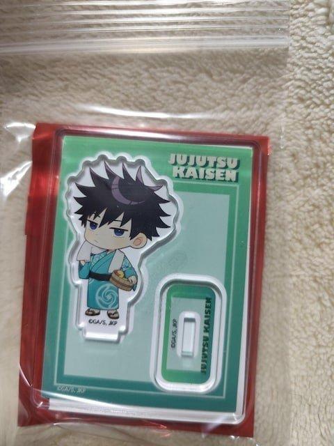 伏黒恵 極楽湯 アクリルスタンド 缶バッジ ポラショット お風呂ミニキャラVer. < アニメ/コミック/キャラクター 伏黒恵 極楽湯 アクリルスタンド 缶バッジ ポラショット お風呂ミニキャラVer. < アニメ/コミック/キャラクターの