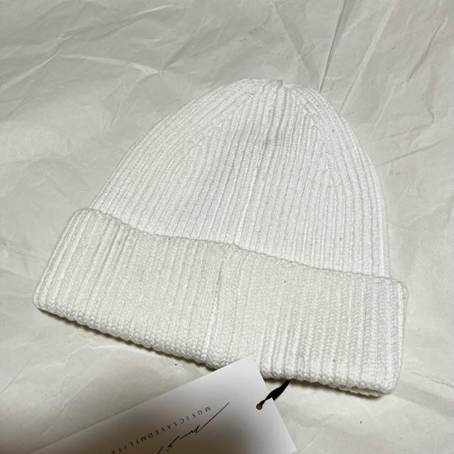 【保管未使用品】【MSML / エムエスエムエル】 ニット帽 / ビーニー 白 < 男性ファッション 【保管未使用品】【MSML / エムエスエムエル】 ニット帽 / ビーニー 白 < 男性ファッションの