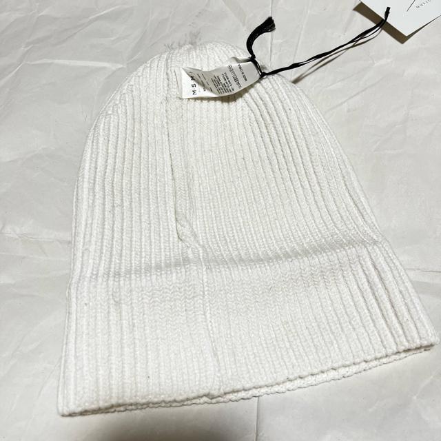 【保管未使用品】【MSML / エムエスエムエル】 ニット帽 / ビーニー 白 < 男性ファッション 【保管未使用品】【MSML / エムエスエムエル】 ニット帽 / ビーニー 白 < 男性ファッションの