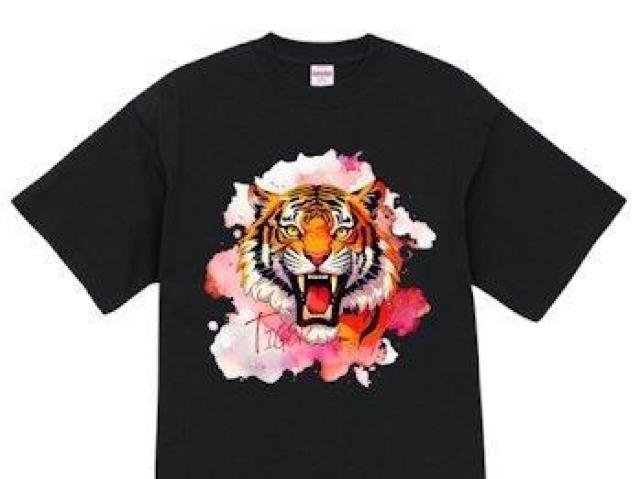 ハイクオリティー Tシャツ虎 かっこいい アート < 男性ファッション ハイクオリティー Tシャツ虎 かっこいい アート < 男性ファッションの