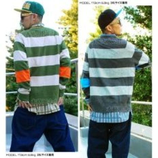 【ROCA WEAR/ロカウェア】《New》マルチボーダー柄★クールネック*ニット < ブランド 【ROCA WEAR/ロカウェア】《New》マルチボーダー柄★クールネック*ニット < ブランドの