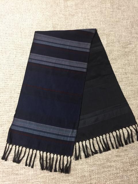 781.メンズ  ネイビー系布マフラー < 男性ファッション  781.メンズ  ネイビー系布マフラー  < 男性ファッションの