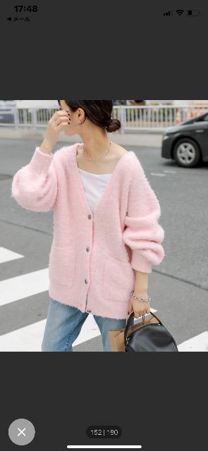 チャオパニック ふわふわ暖かいロコンチョボタンメランジニットシャギーカーディガン新品タグ付き < ブランド チャオパニック ふわふわ暖かいロコンチョボタンメランジニットシャギーカーディガン新品タグ付き < ブランドの