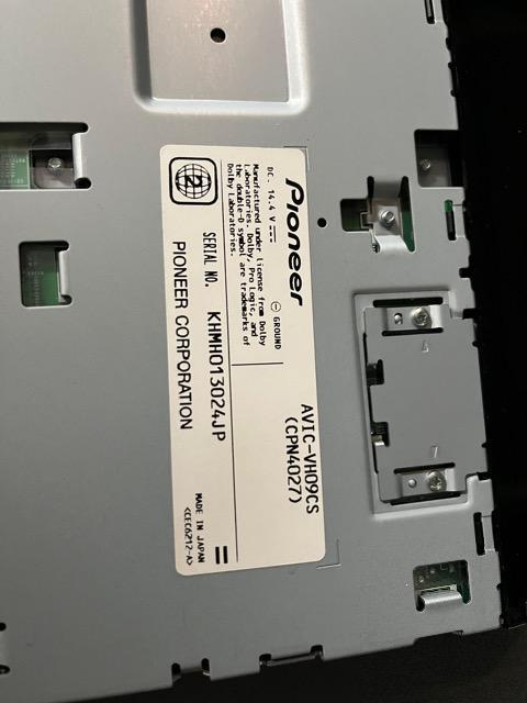 カロッツェリアサイバーナビAVIC-VH09完動品1DIN+1DIN動作確認済みオプション配線付スカウター前方カメラ付き送料無料 < 自動車/バイク カロッツェリアサイバーナビAVIC-VH09完動品1DIN+1DIN動作確認済みオプション配線付スカウター前方カメラ付き送料無料 < 自動車/バイク