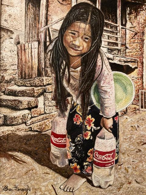 絵画 水彩画 ガッシュ水彩・透明水彩『重い水』新品 真作保証 原画 < ホビー  絵画 水彩画 ガッシュ水彩・透明水彩『重い水』新品 真作保証 原画 < ホビーの