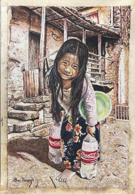 絵画 水彩画 ガッシュ水彩・透明水彩『重い水』新品 真作保証 原画 < ホビー  絵画 水彩画 ガッシュ水彩・透明水彩『重い水』新品 真作保証 原画 < ホビーの