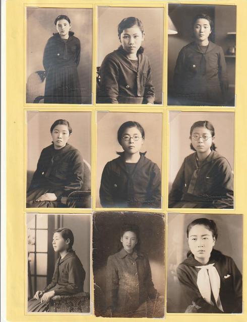 当時の女子学生写真 9枚【102】◎ < ホビー 当時の女子学生写真 9枚【102】◎ < ホビーの